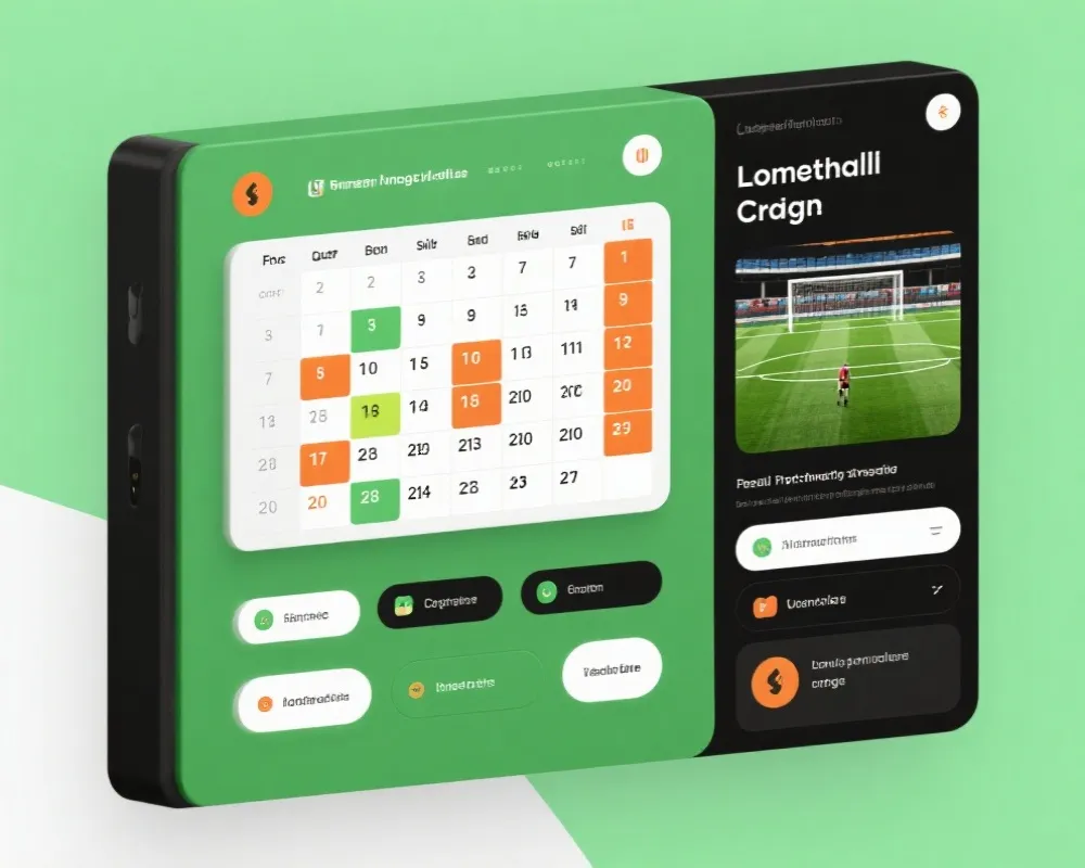 賽程與直播安排示意圖